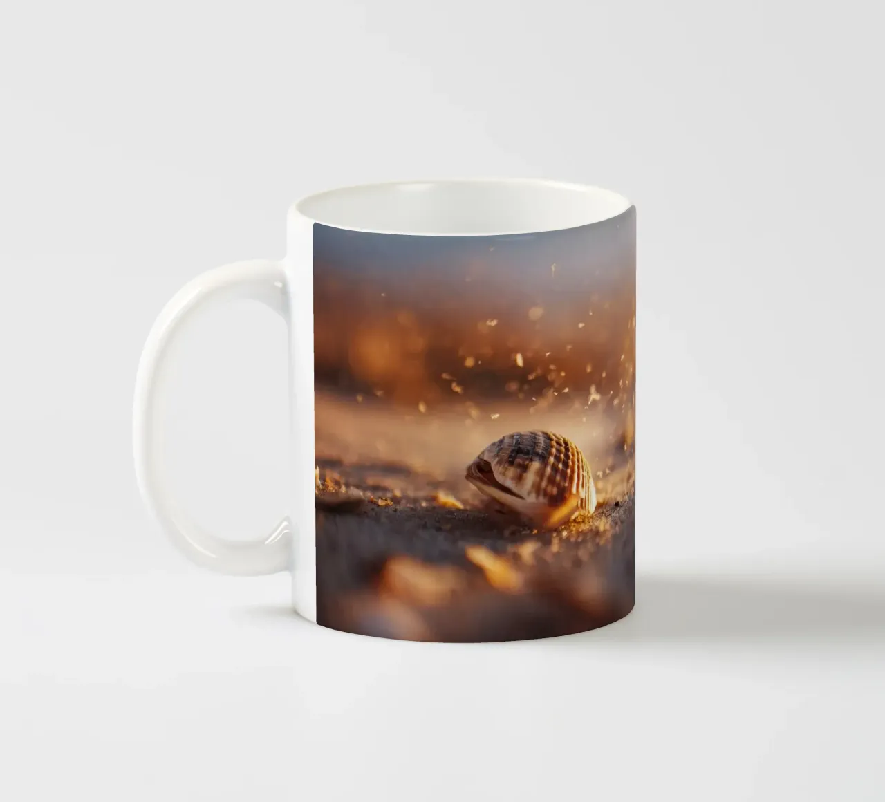 Bokeh Beach No 02 tazza in ceramica da treechild