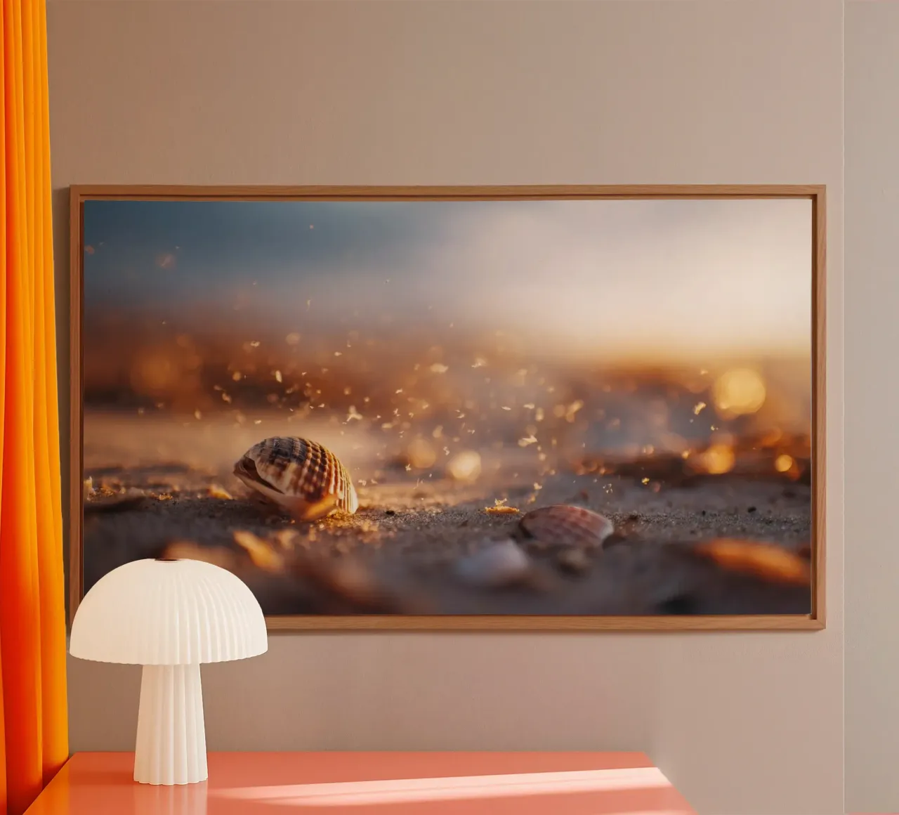 Bokeh Beach No 02 alluminio dibond da treechild