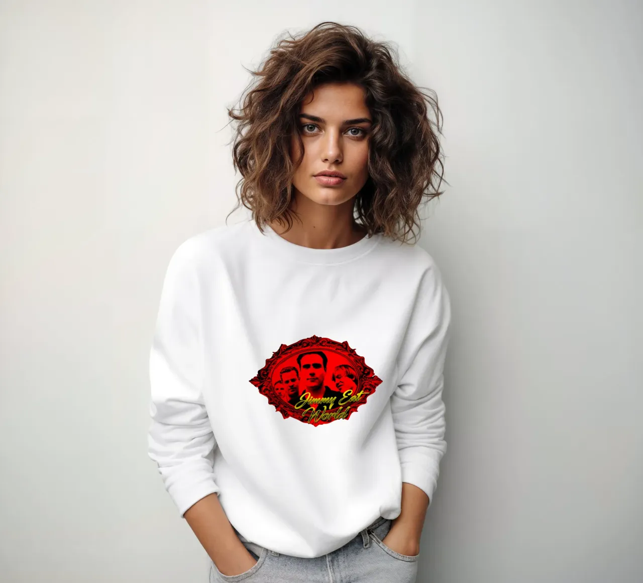 stile grunge Jimmy eat world felpa da igoshdesigns
