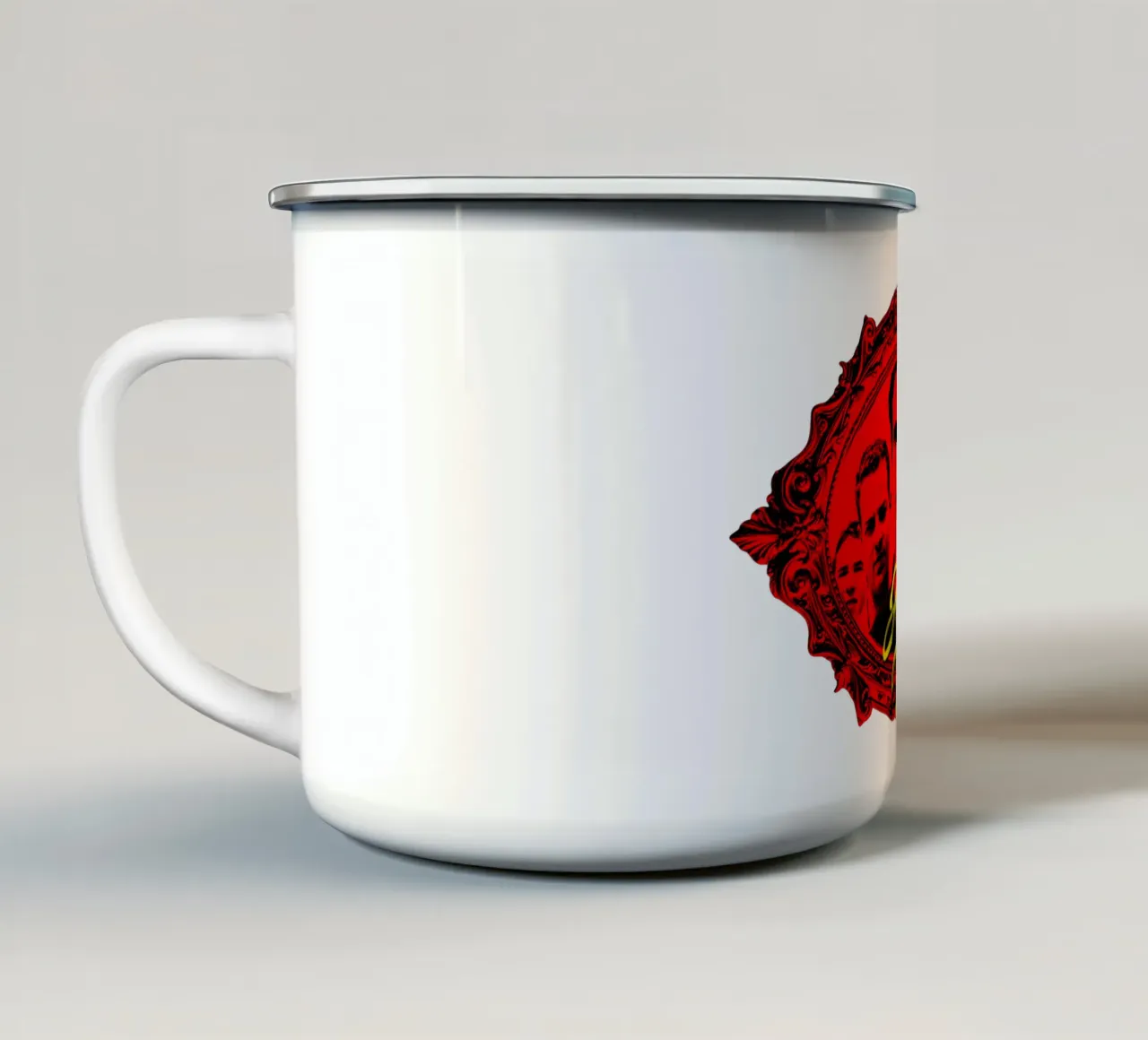stile grunge Jimmy eat world tazza in smalto da igoshdesigns