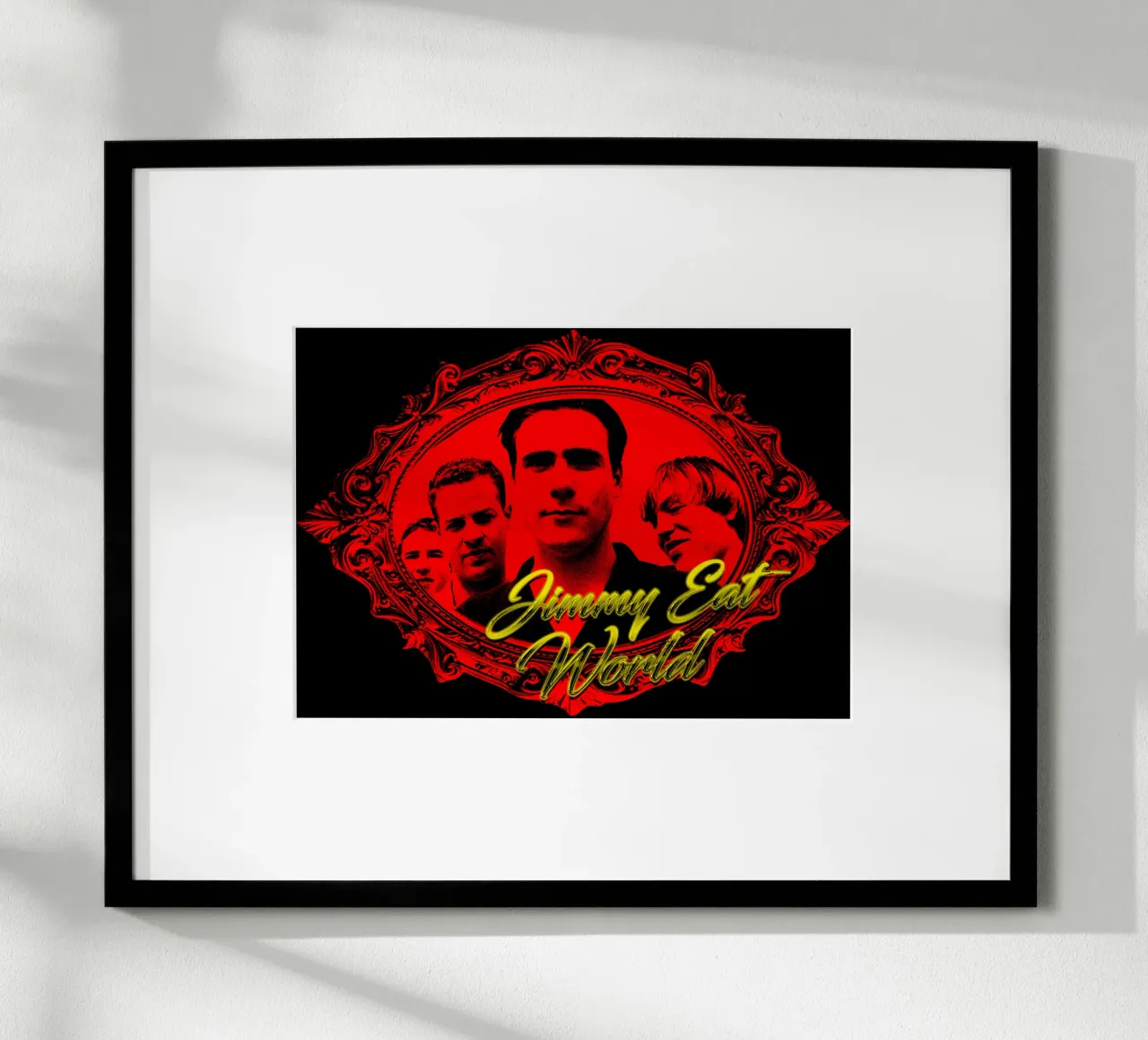 stile grunge Jimmy eat world poster da igoshdesigns