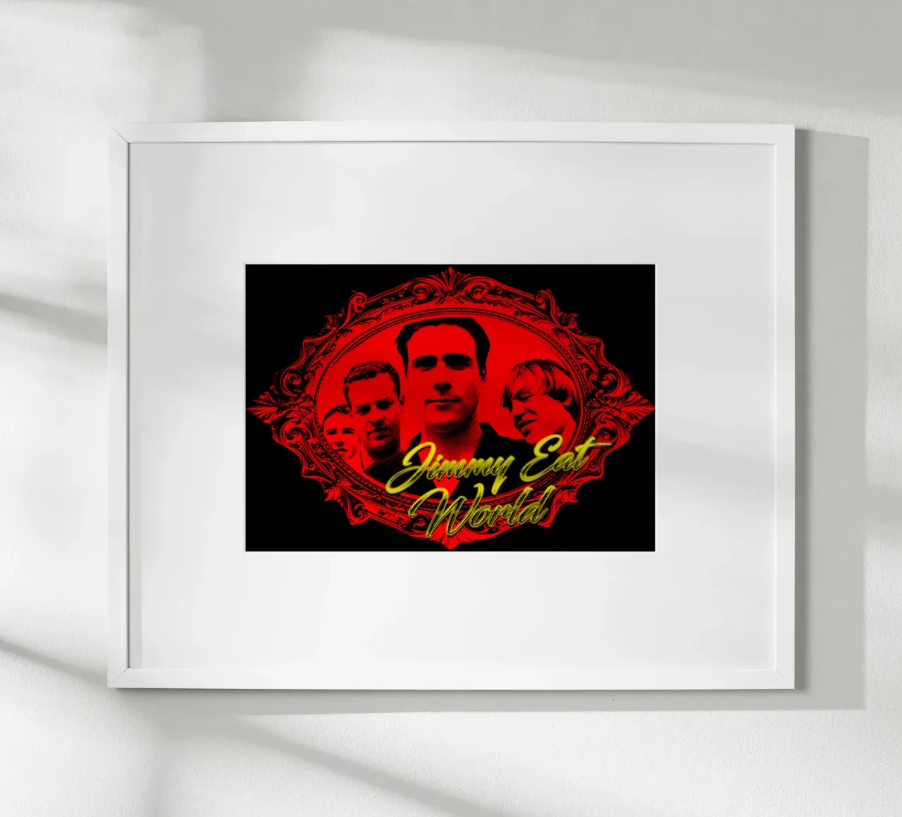 stile grunge Jimmy eat world poster da igoshdesigns