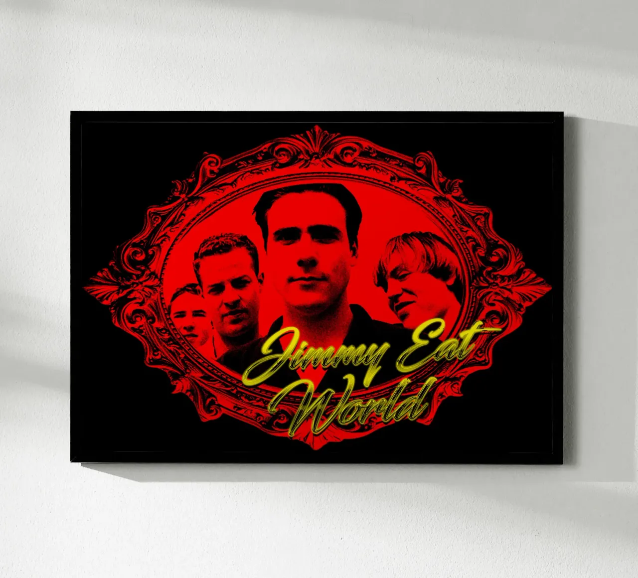 stile grunge Jimmy eat world poster da igoshdesigns