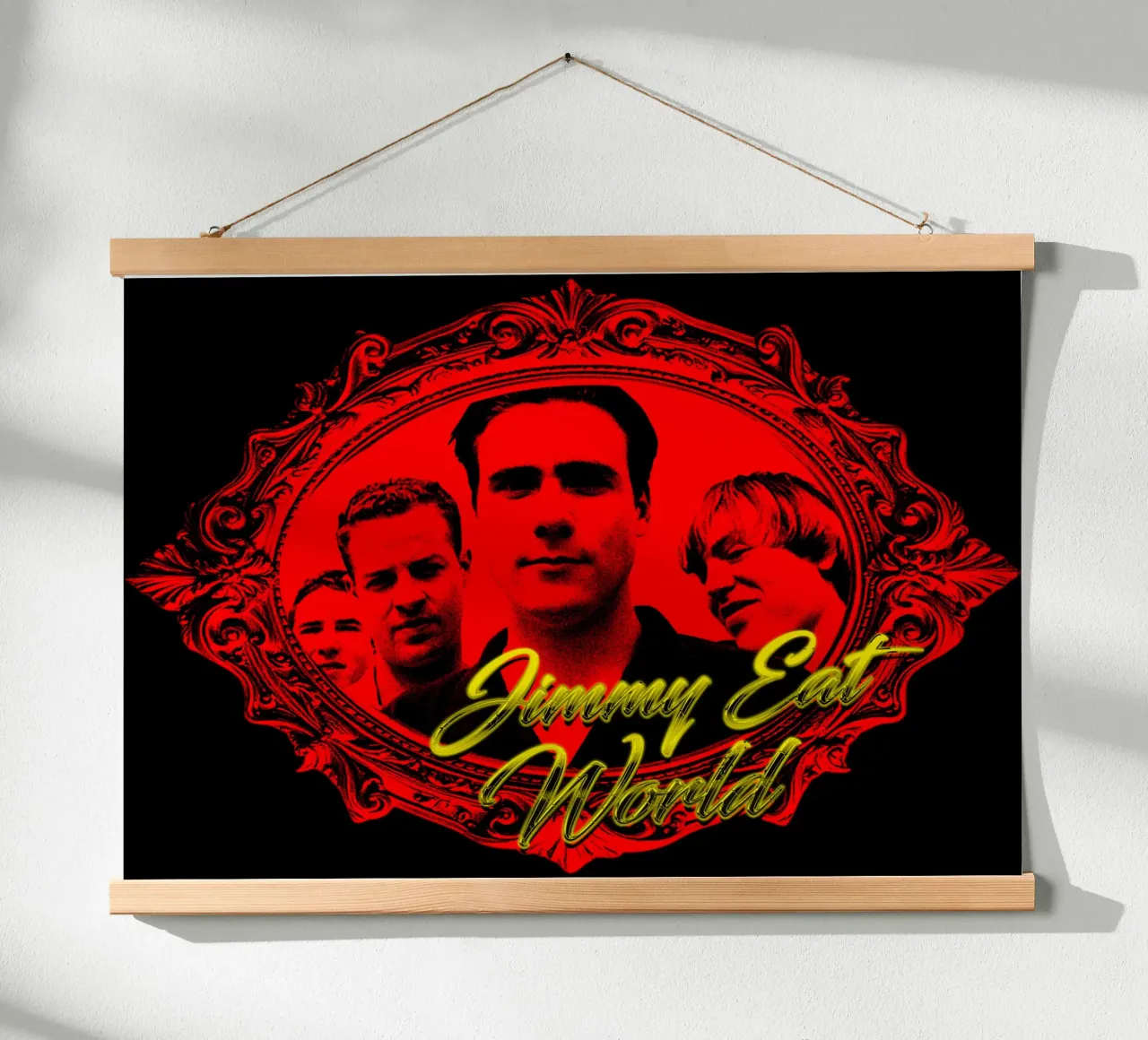 stile grunge Jimmy eat world poster da igoshdesigns