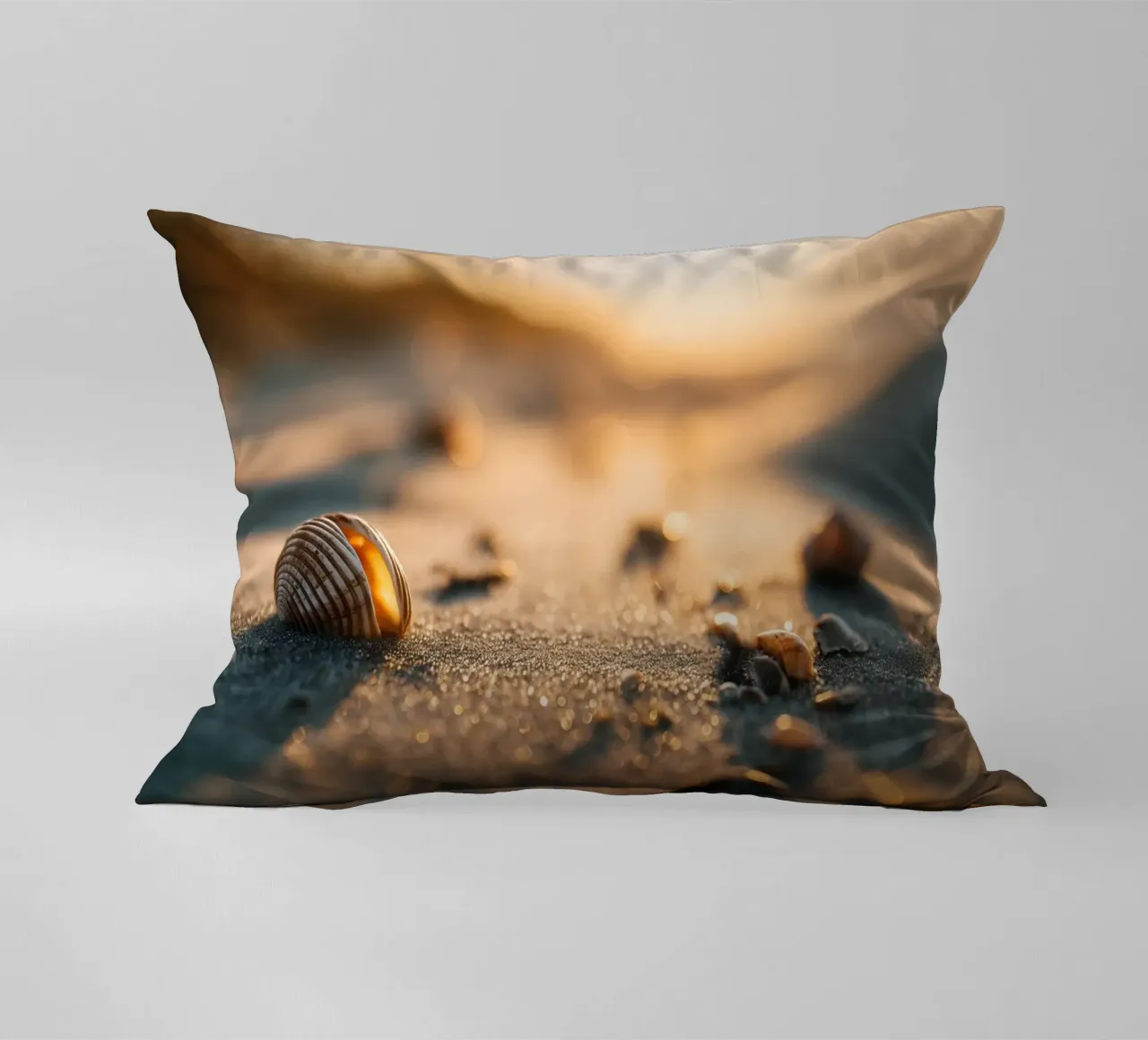 Bokeh Beach No 04 cuscino da treechild