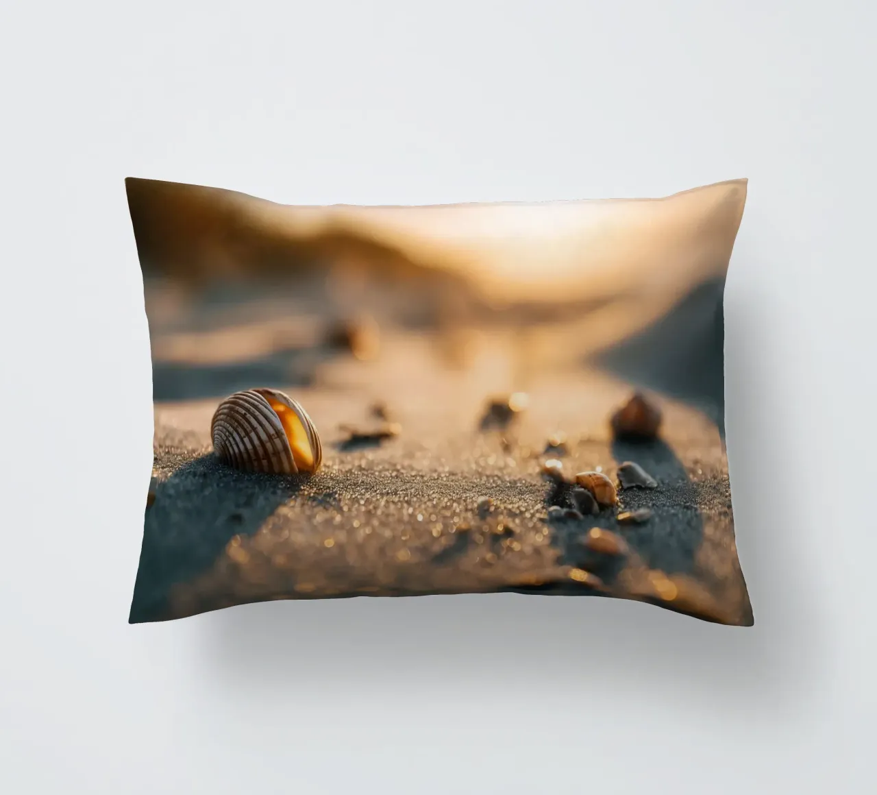 Bokeh Beach No 04 cuscino da treechild