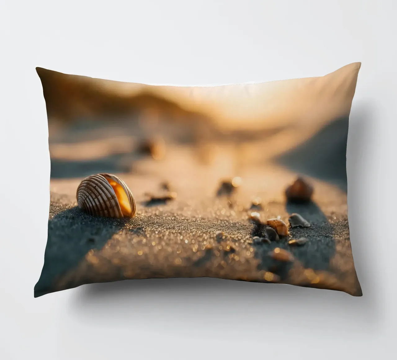Bokeh Beach No 04 cuscino da treechild