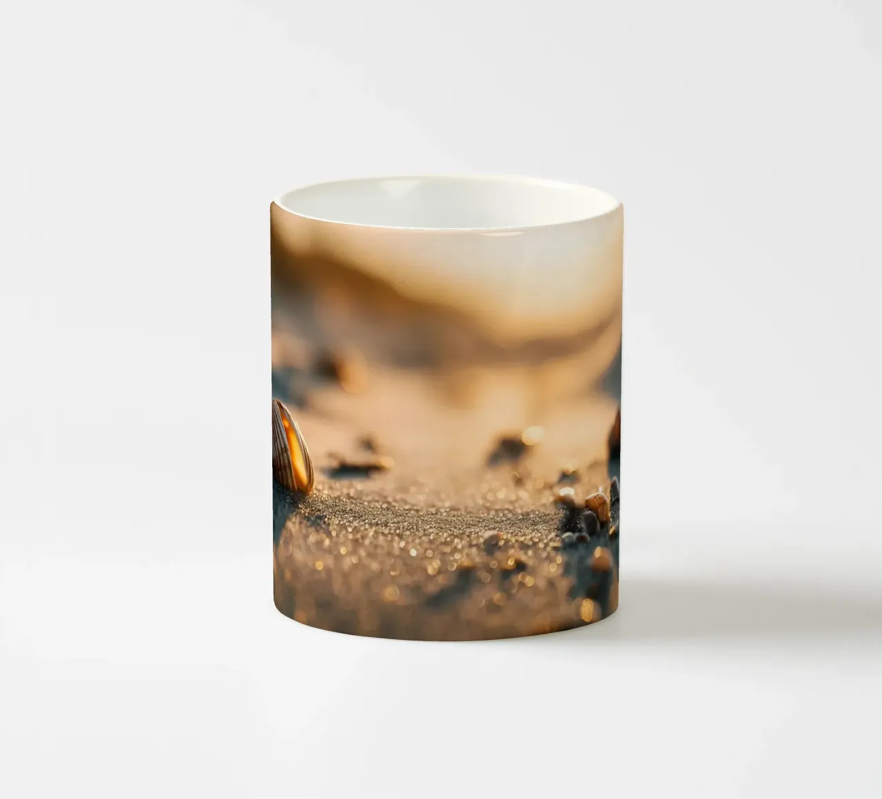 Bokeh Beach No 04 tazza in ceramica da treechild