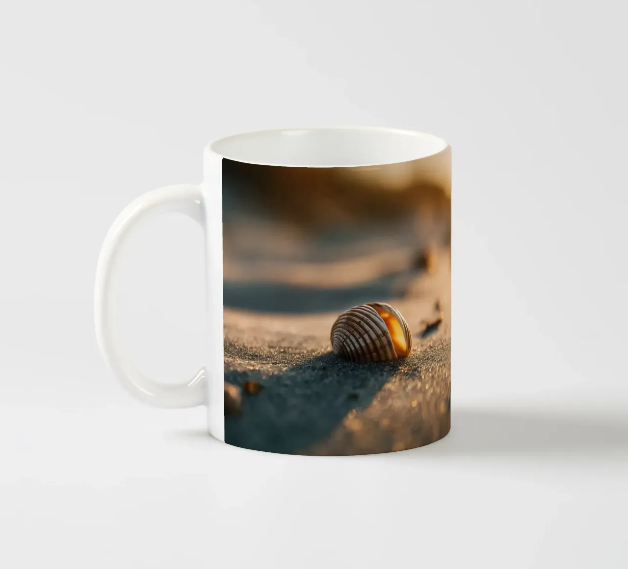 Bokeh Beach No 04 tazza in ceramica da treechild
