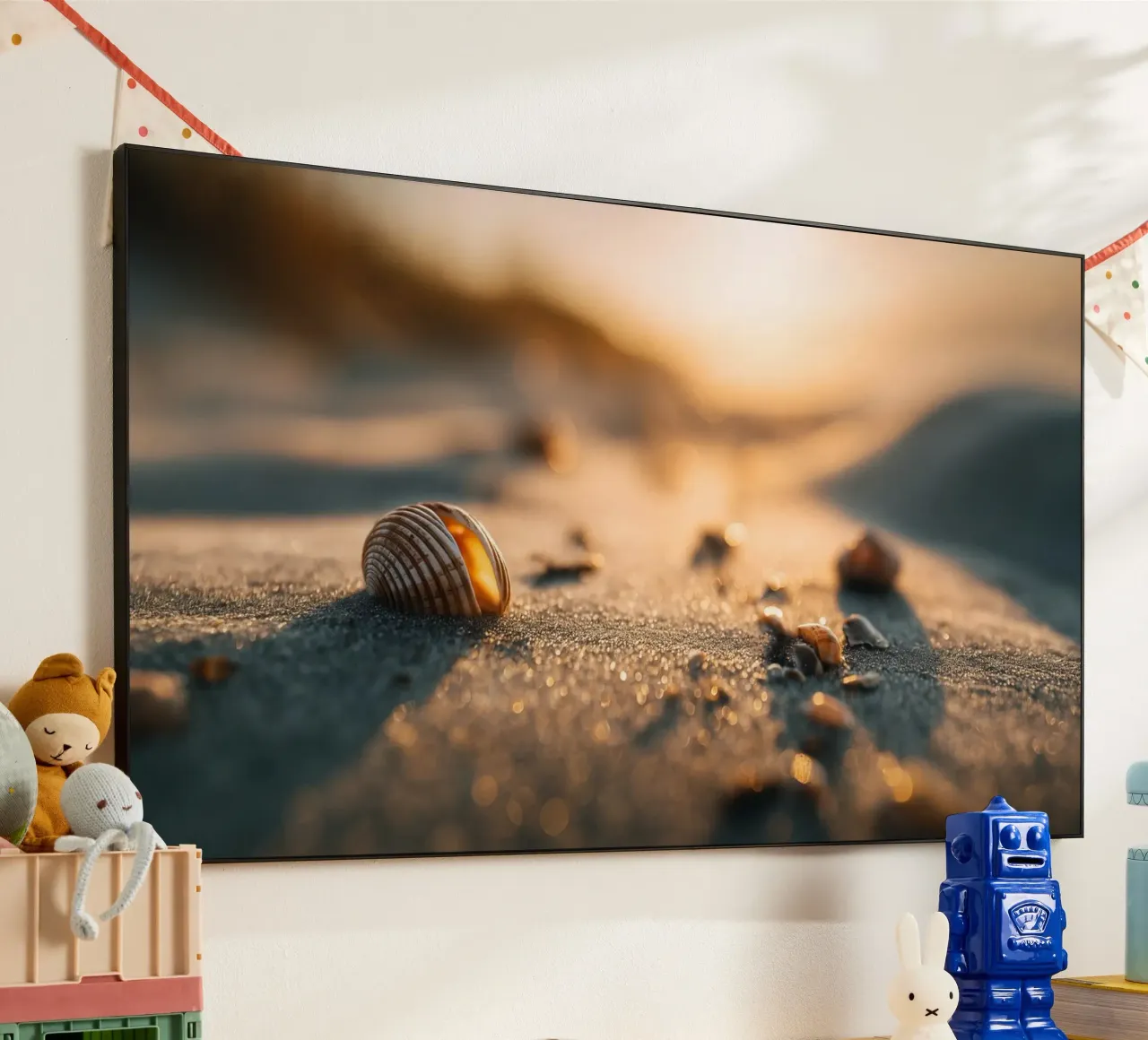 Bokeh Beach No 04 alluminio dibond da treechild