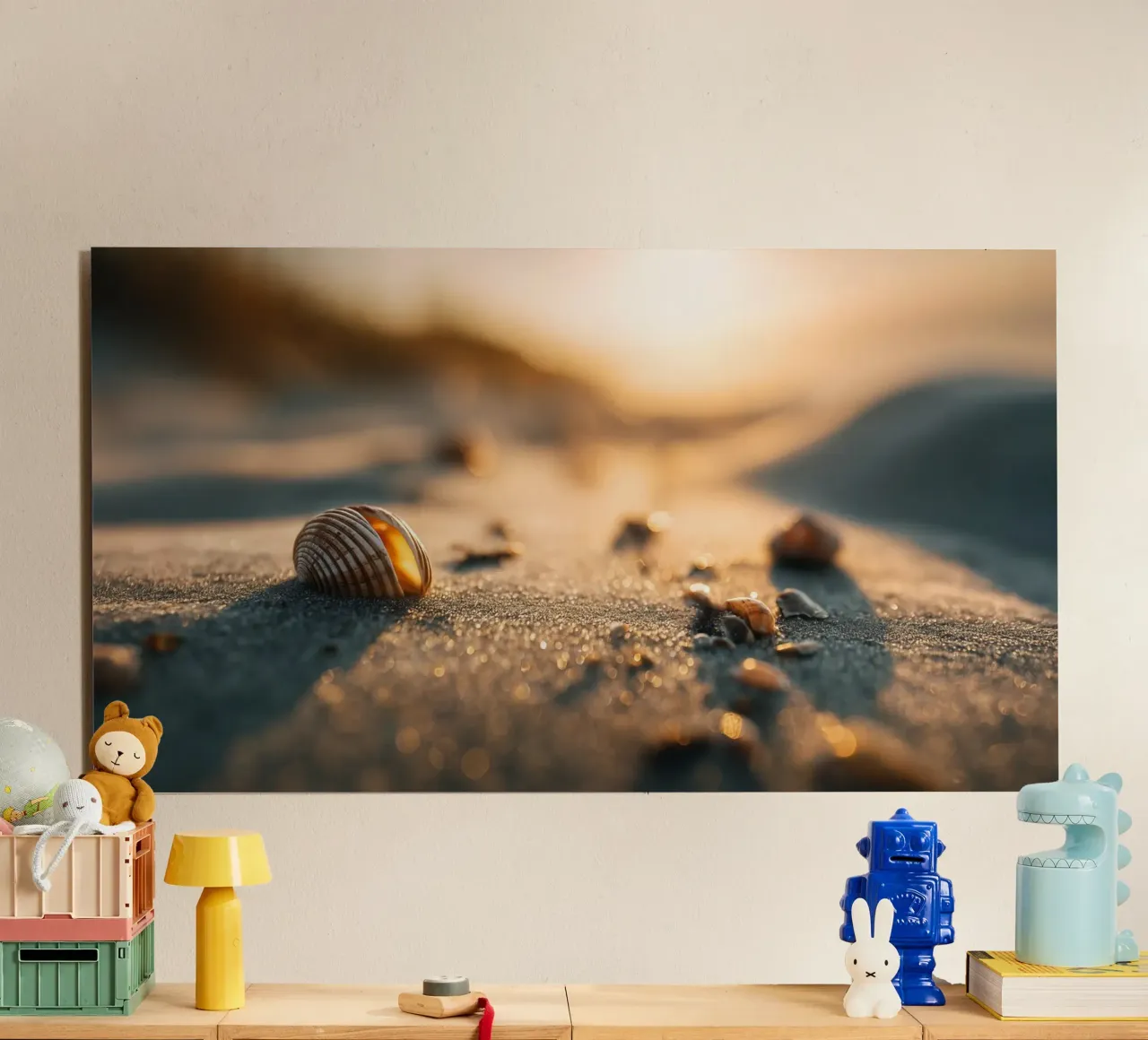Bokeh Beach No 04 alluminio dibond da treechild