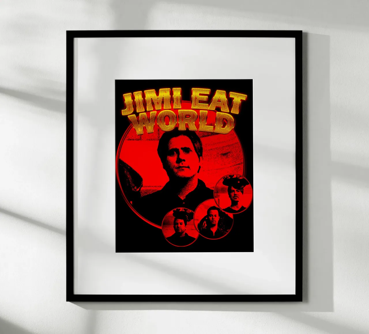 stile grunge Rock Jimmy eat world poster da igoshdesigns