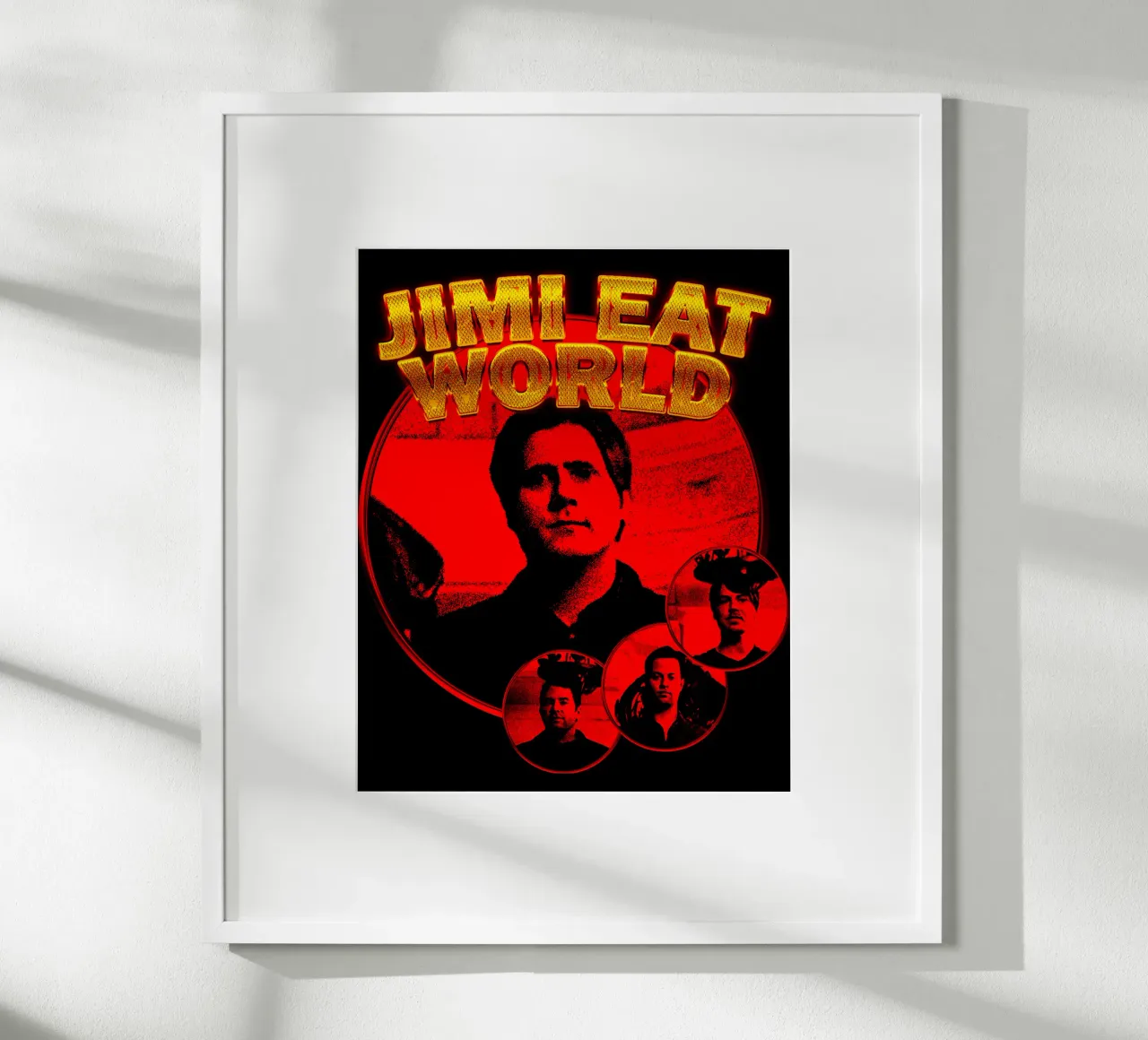 stile grunge Rock Jimmy eat world poster da igoshdesigns
