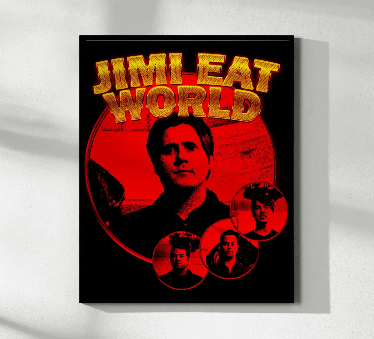 stile grunge Rock Jimmy eat world poster da igoshdesigns