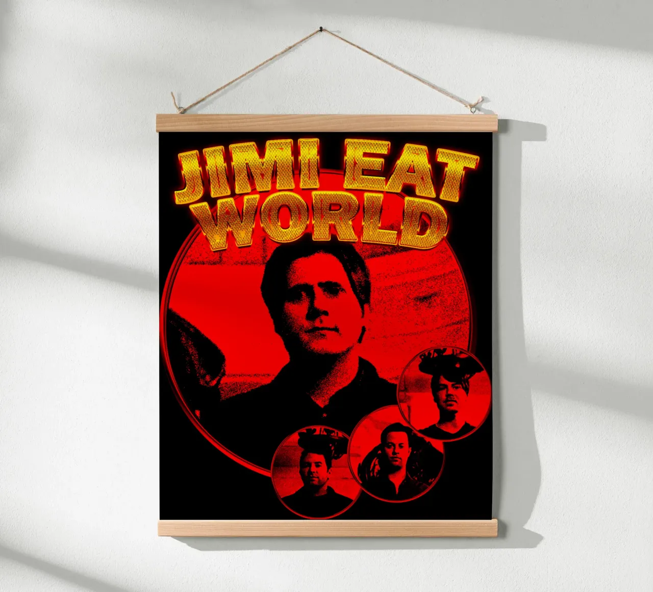 stile grunge Rock Jimmy eat world poster da igoshdesigns