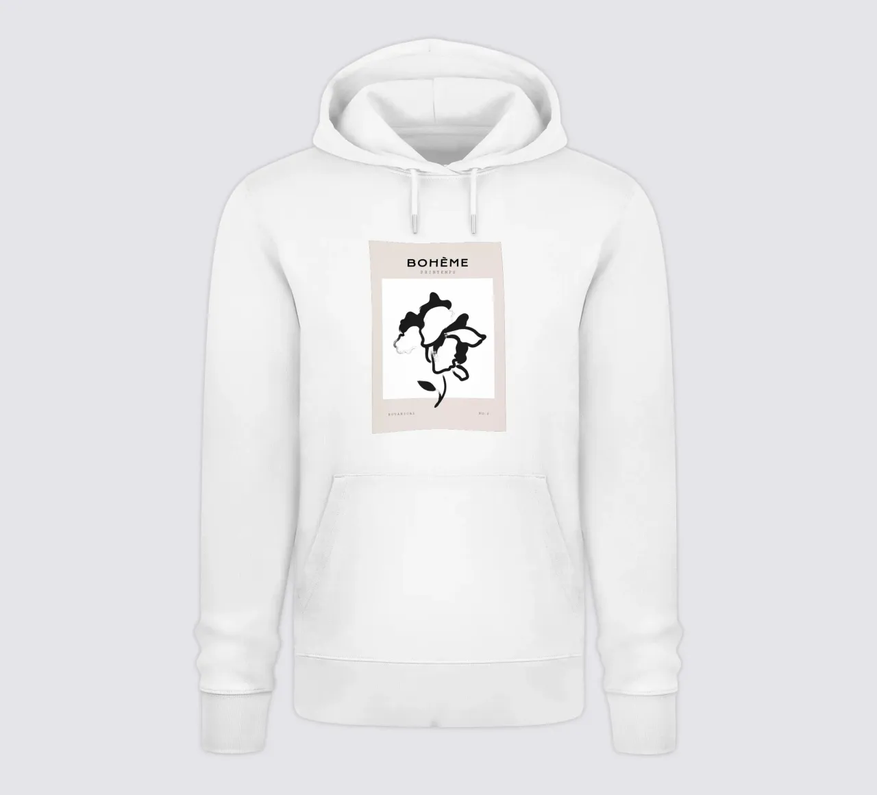 Boho Bohemian 1 Poppy felpa con cappuccio da Boho Print Collection