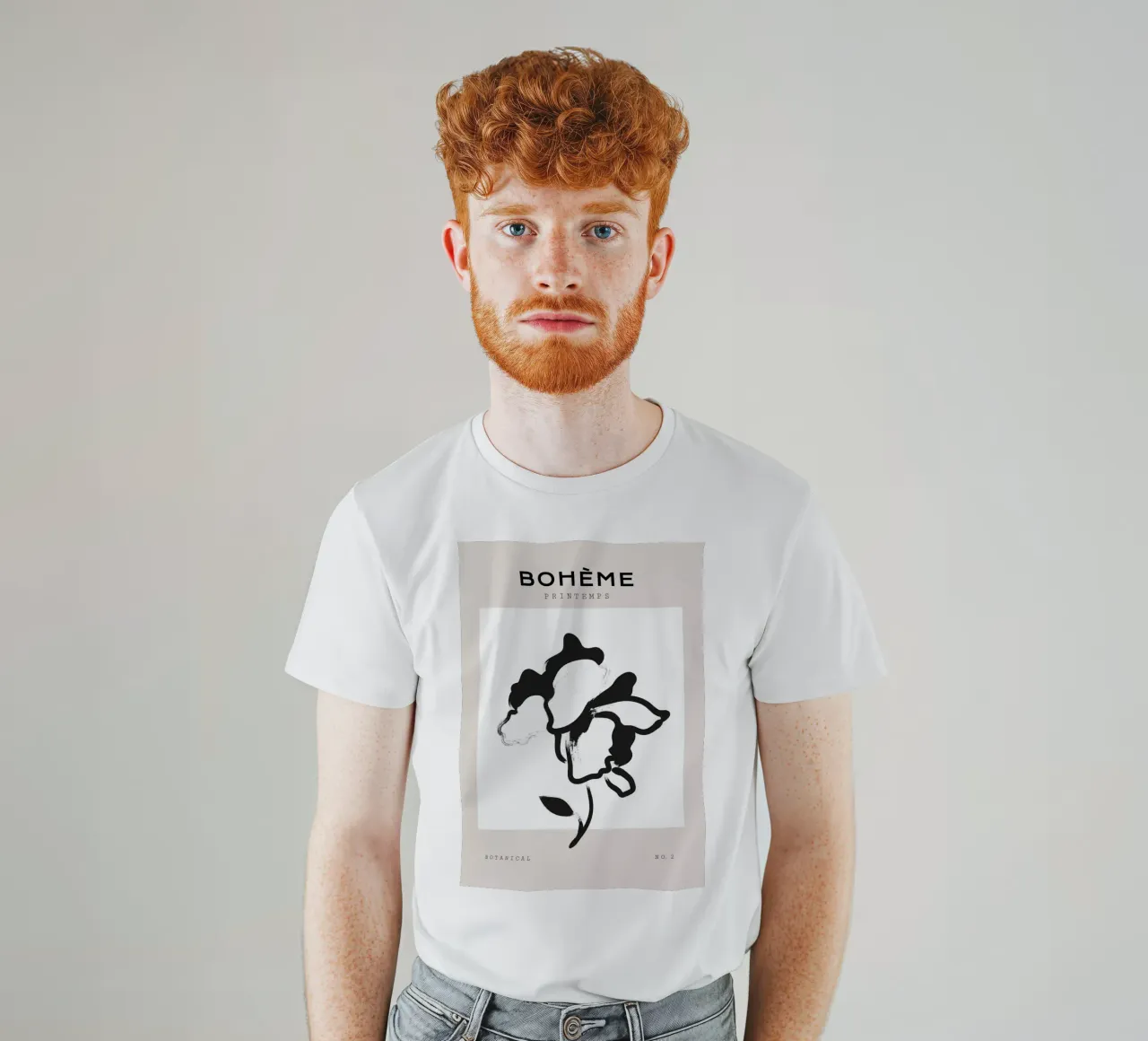 Boho Bohemian 1 Poppy t-shirt da Boho Print Collection