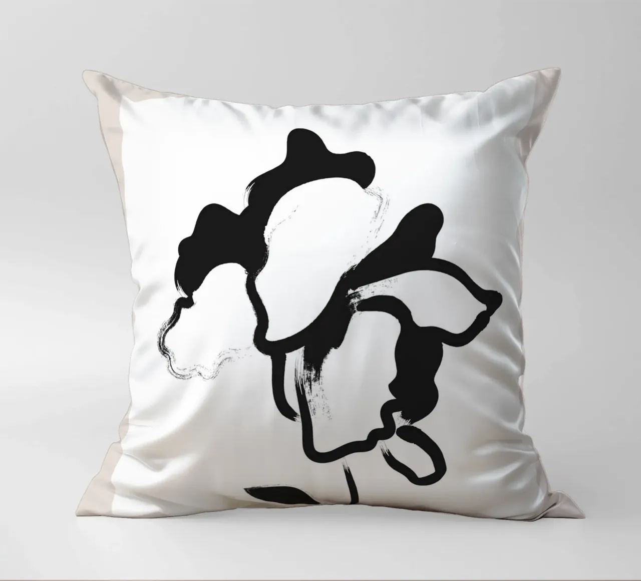 Boho Bohemian 1 Poppy cuscino da Boho Print Collection