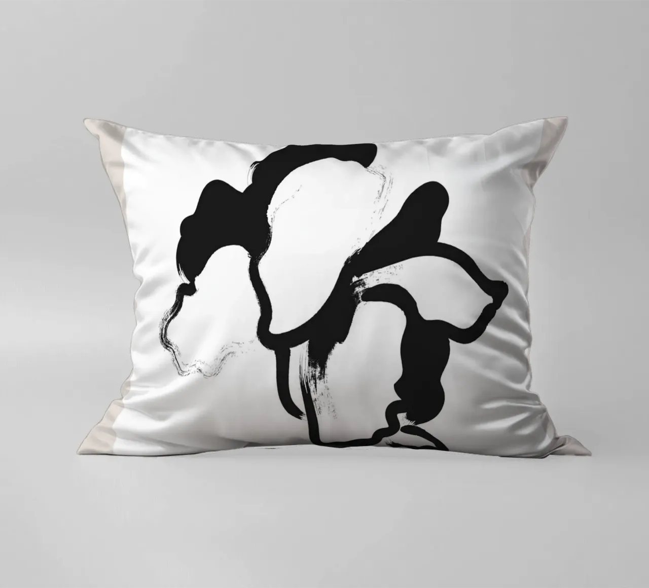 Boho Bohemian 1 Poppy cuscino da Boho Print Collection