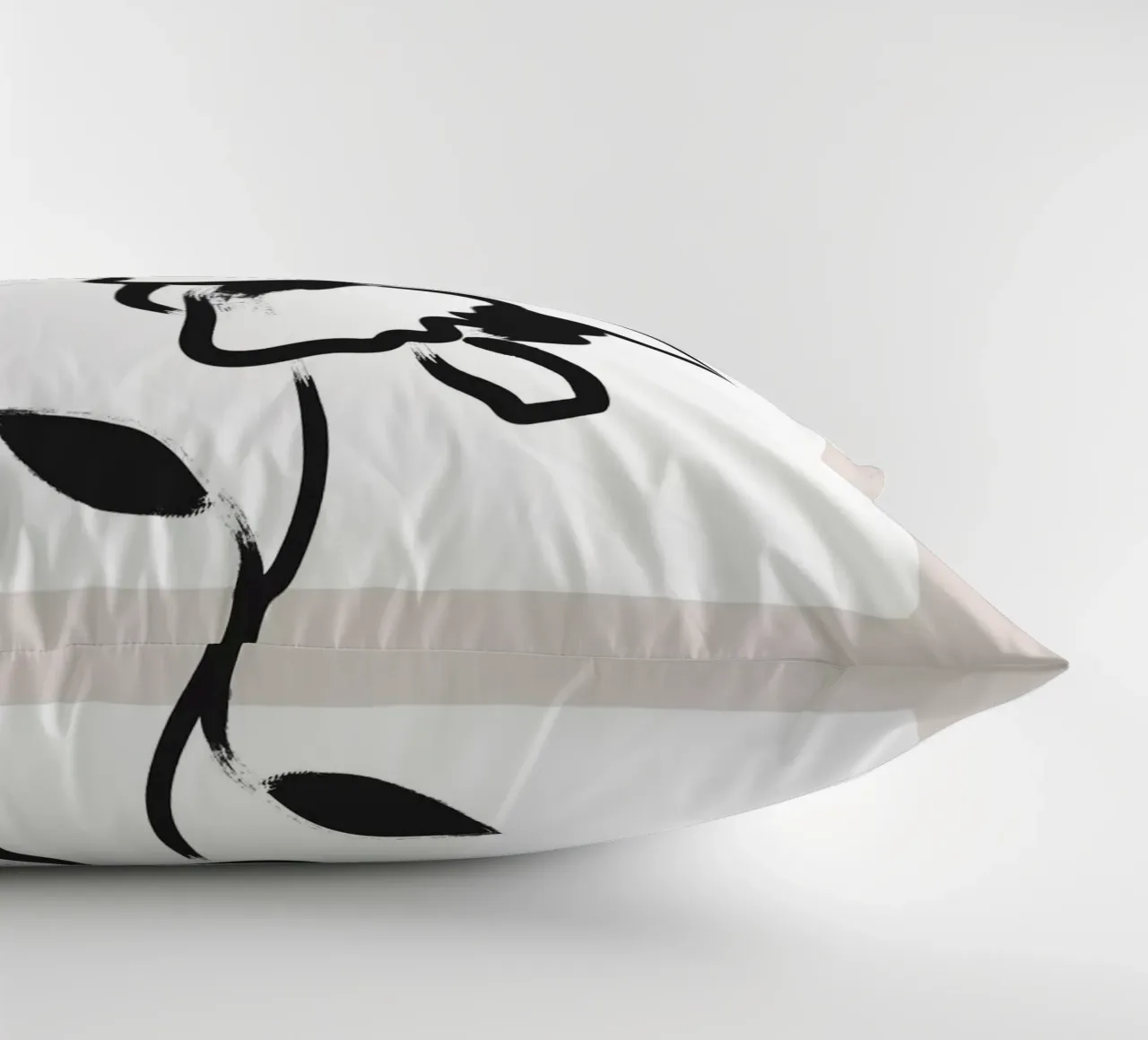 Boho Bohemian 1 Poppy cuscino da Boho Print Collection