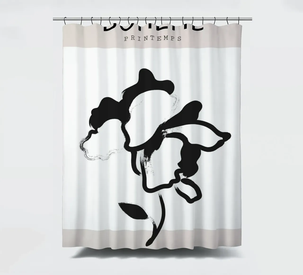 Boho Bohemian 1 Poppy tenda da doccia da Boho Print Collection