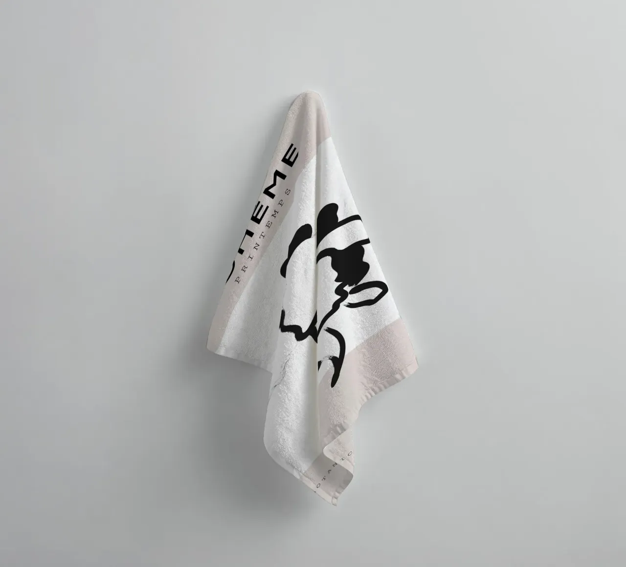 Boho Bohemian 1 Poppy asciugamano da bagno da Boho Print Collection