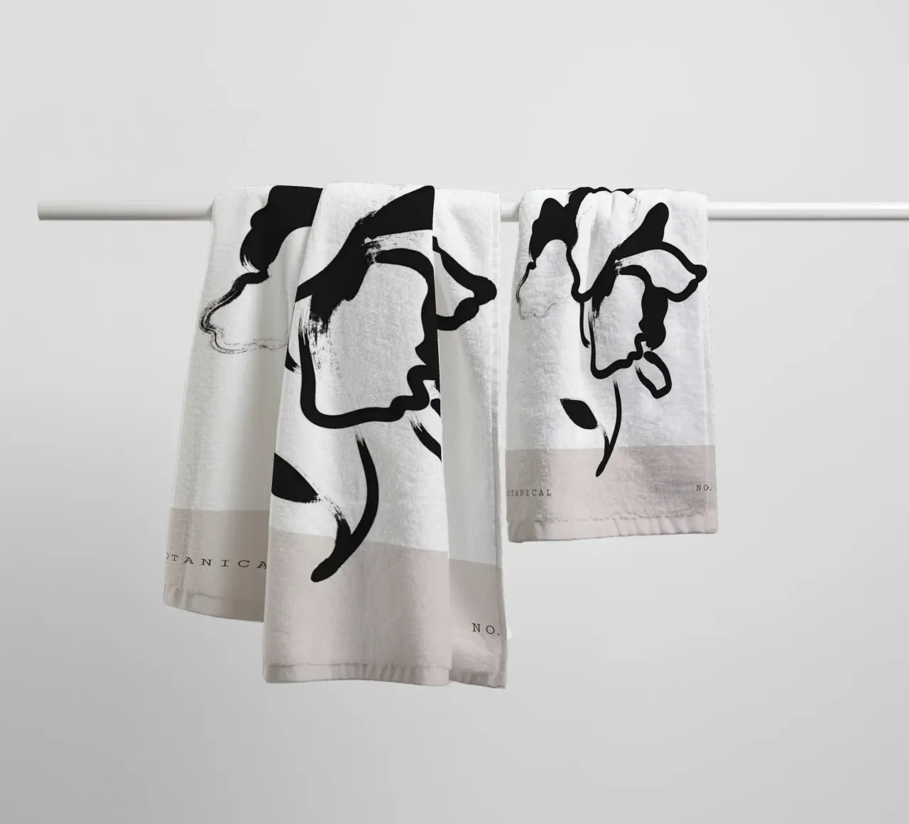Boho Bohemian 1 Poppy asciugamano da bagno da Boho Print Collection