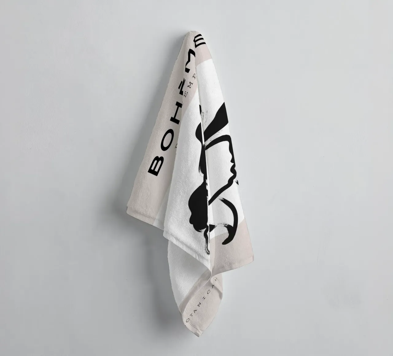 Boho Bohemian 1 Poppy asciugamano da bagno da Boho Print Collection