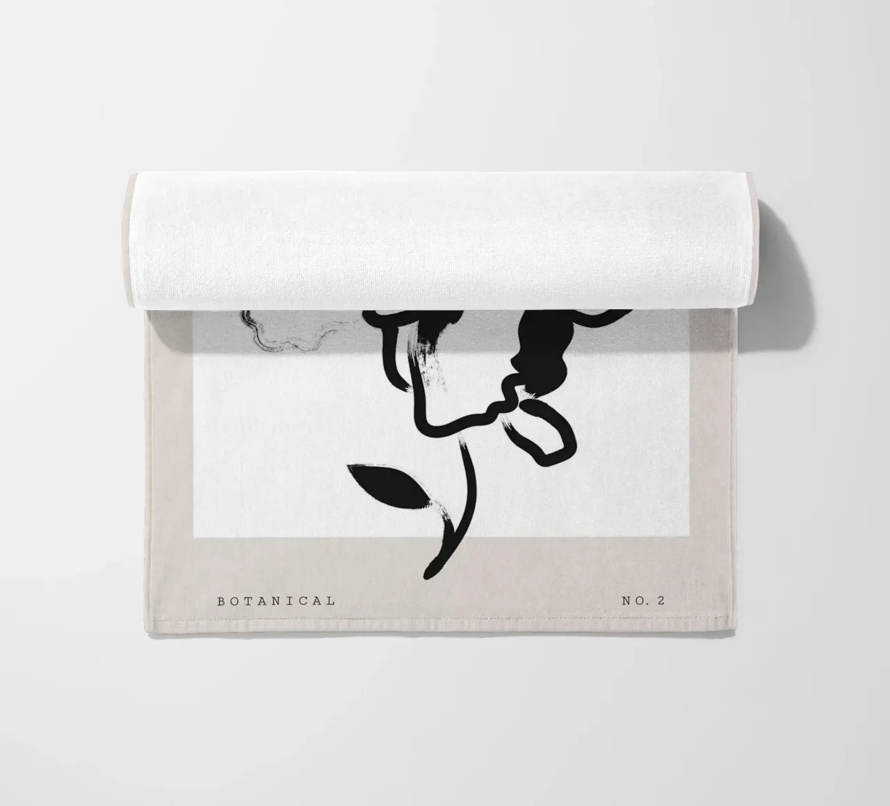 Boho Bohemian 1 Poppy telo mare da Boho Print Collection