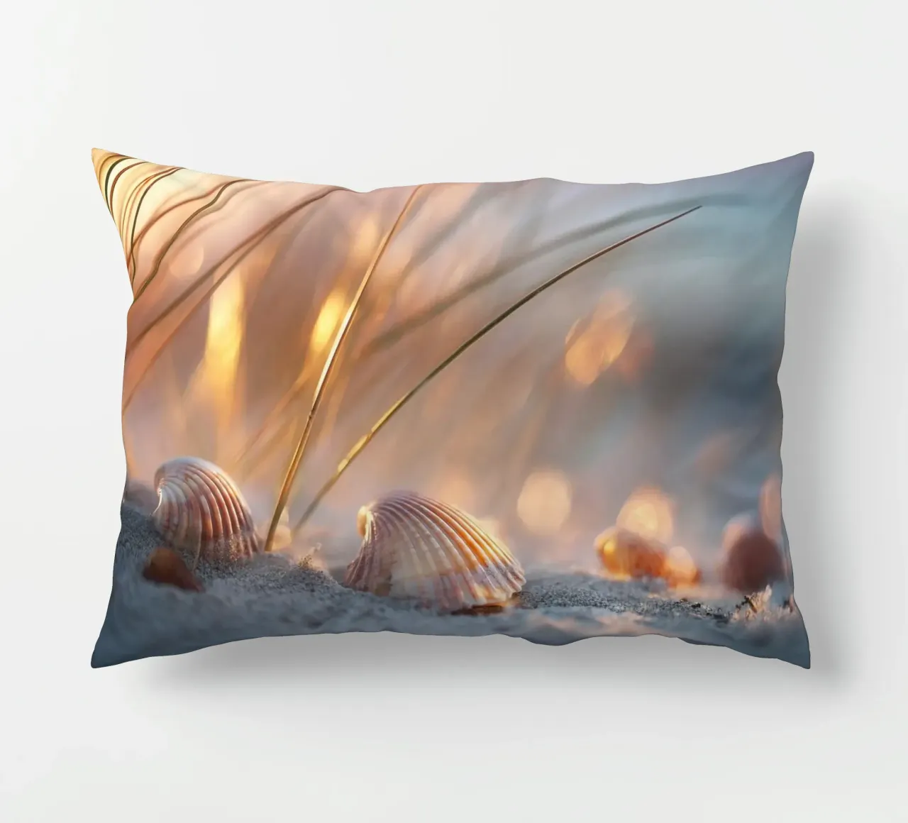 Bokeh Beach No 05 cuscino da treechild