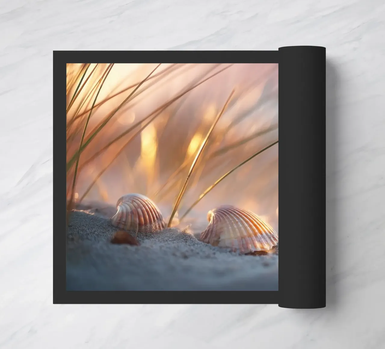 Bokeh Beach No 05 felpudo de treechild