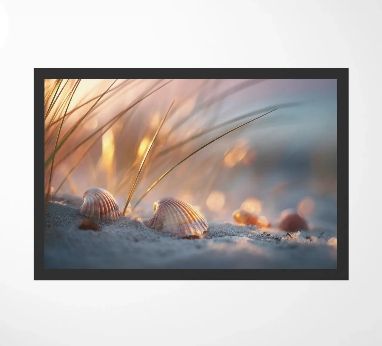 Bokeh Beach No 05 felpudo de treechild