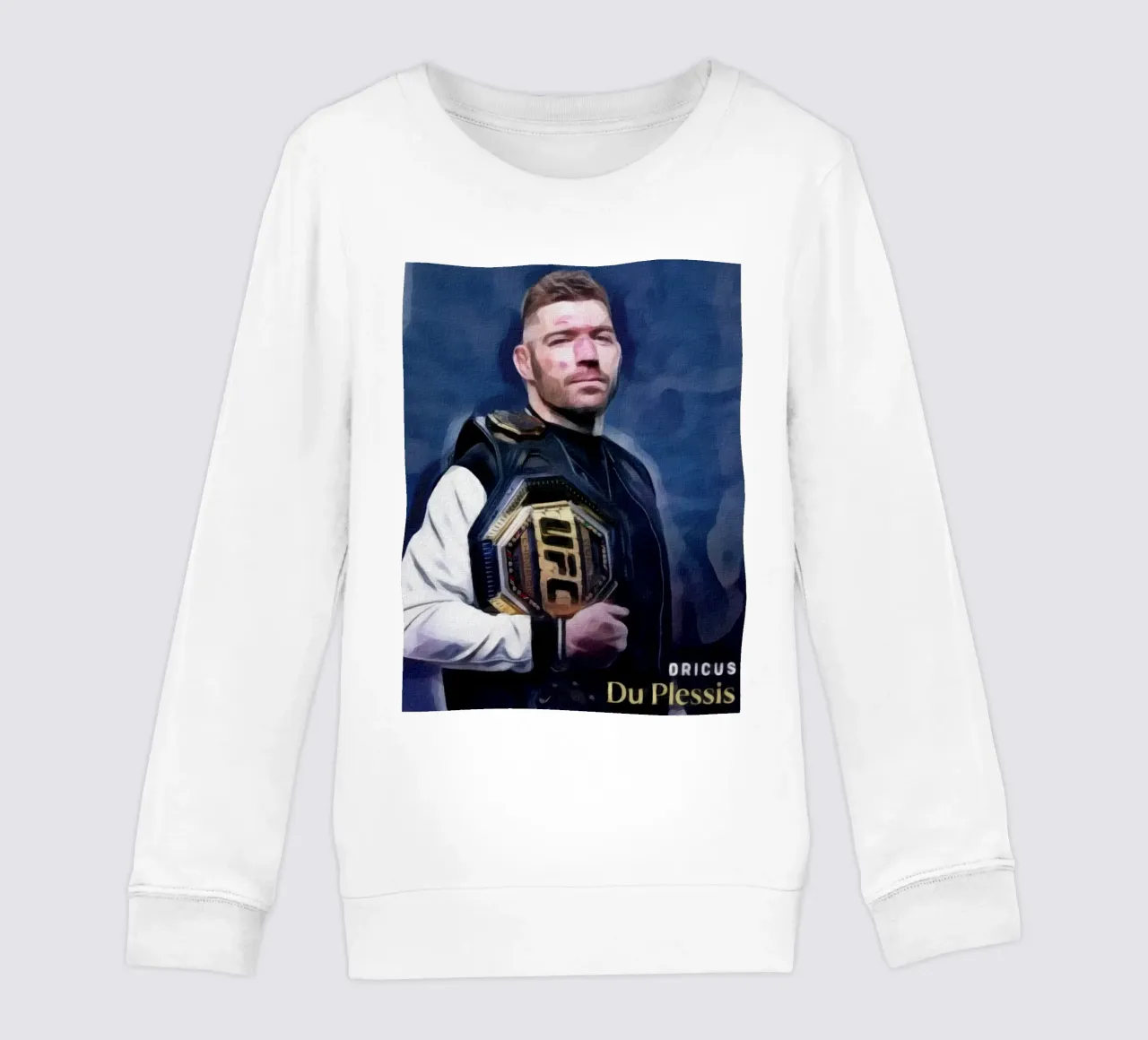 Dricus Du Plessis Campione UFC 2024 felpa bambino da dan band