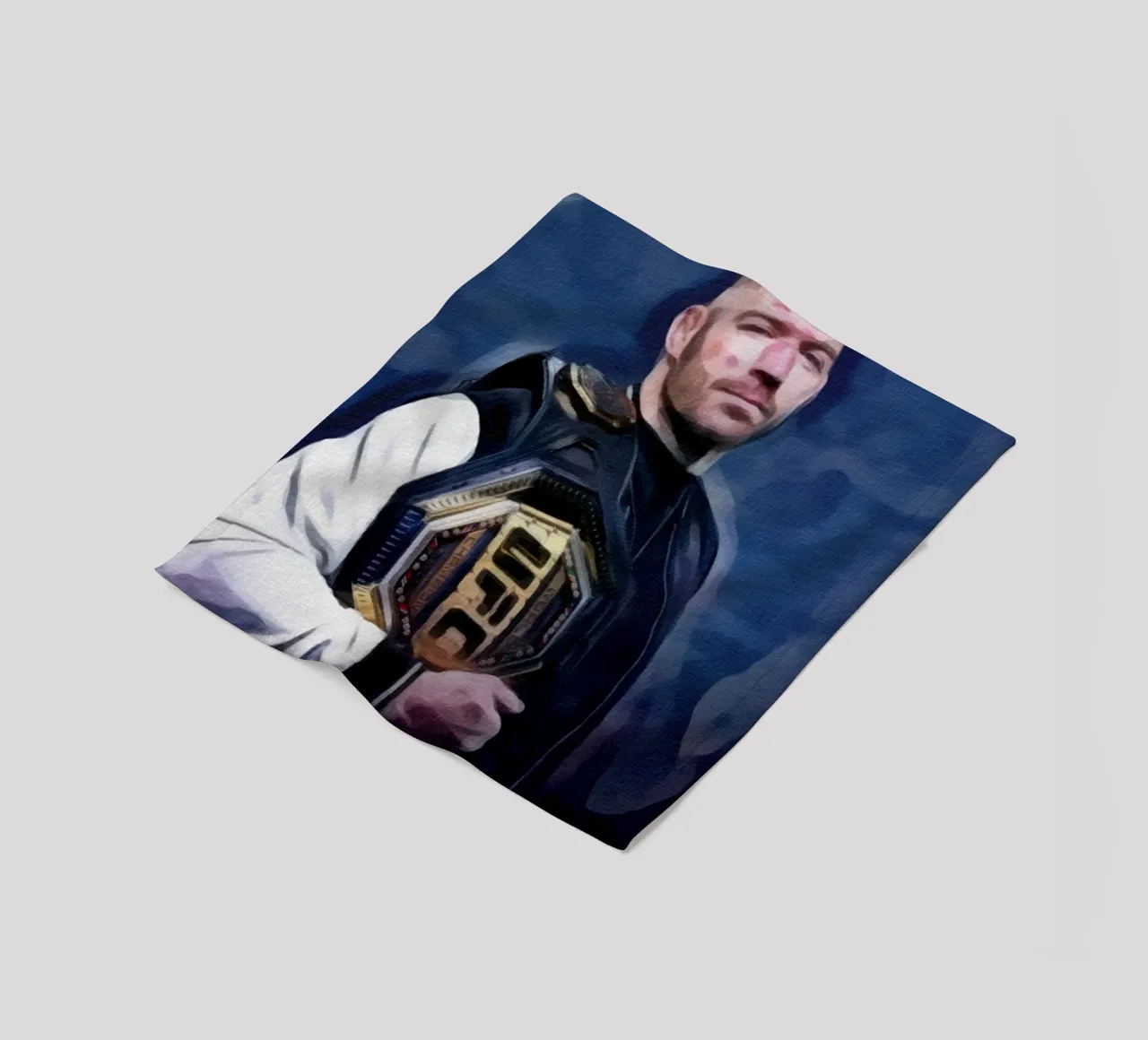 Dricus Du Plessis Campione UFC 2024 coperta in pile da dan band