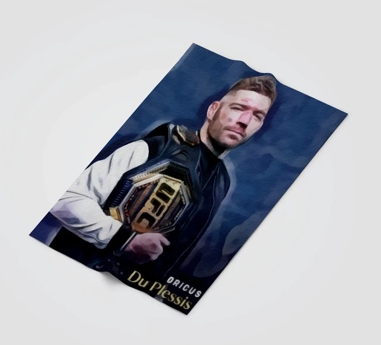 Dricus Du Plessis Campione UFC 2024 coperta in pile da dan band
