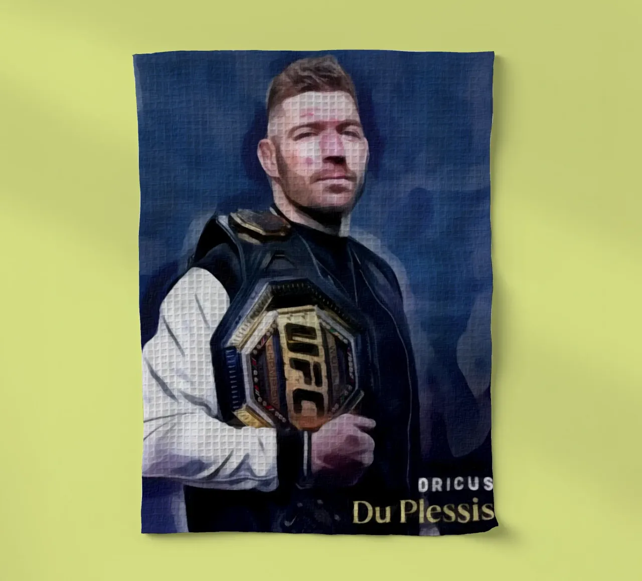 Dricus Du Plessis Campione UFC 2024 canovaccio da cucina da dan band