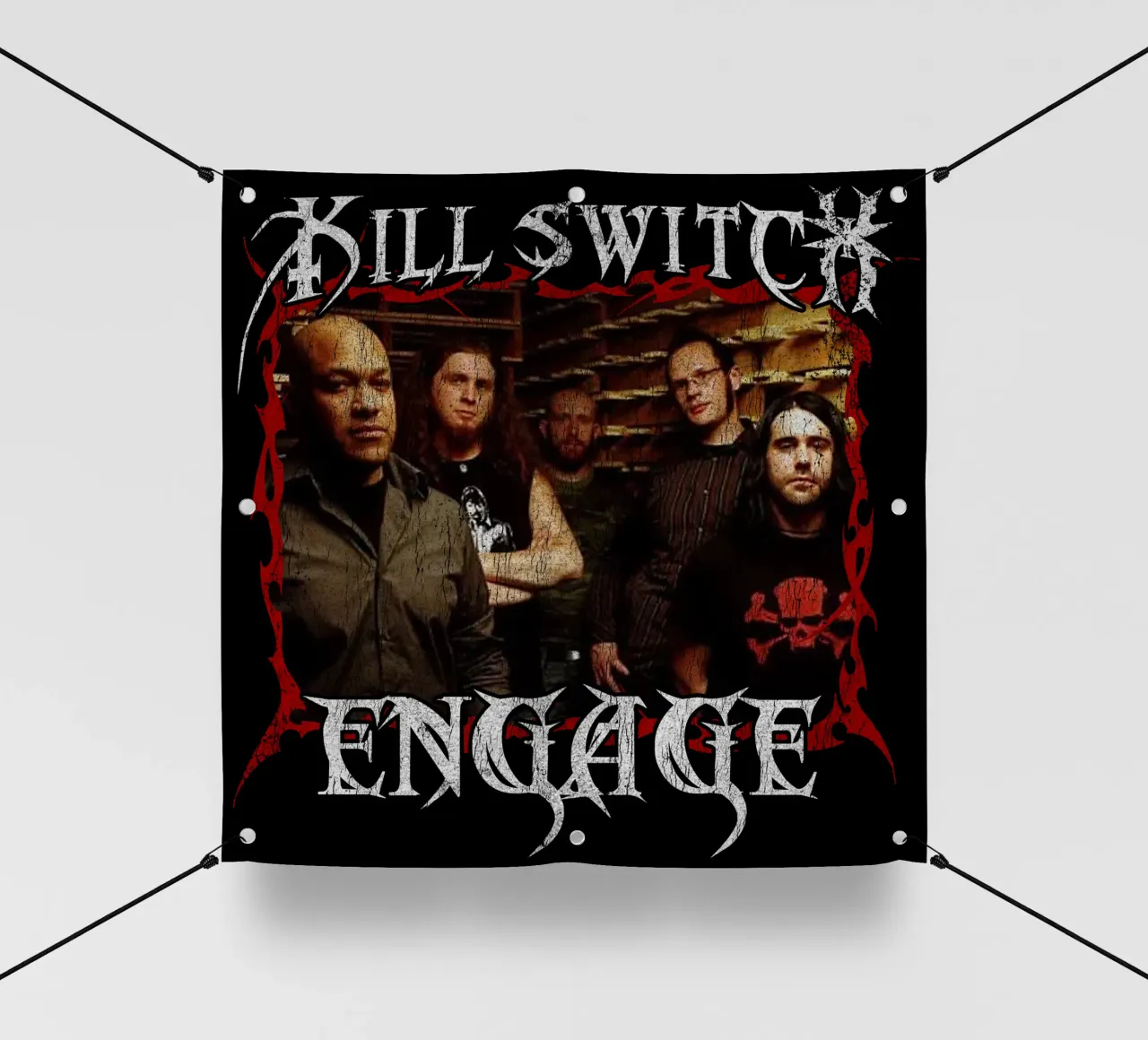 Stile Grunge Killswitch Engage a telo in pvc da mannys_artt