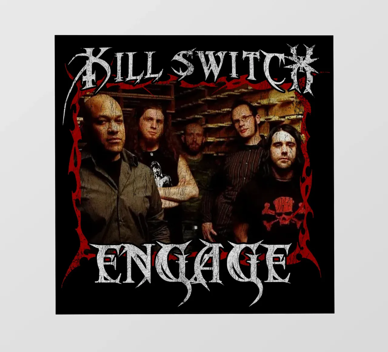 Stile Grunge Killswitch Engage a telo in pvc da mannys_artt