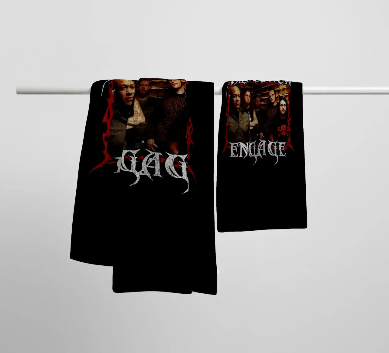 Grunge Style Killswitch Engage a towel by mannys_artt