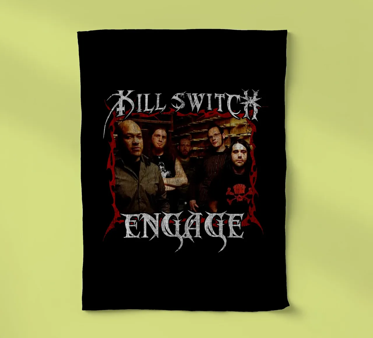 Stile Grunge Killswitch Engage a canovaccio da cucina da mannys_artt