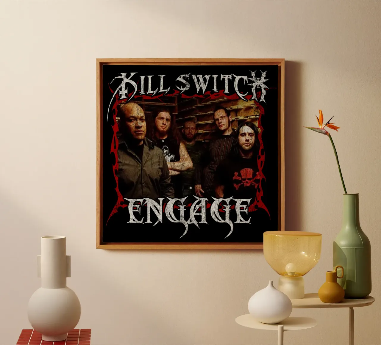 Stile Grunge Killswitch Engage a tela con Cornice a cassetta da mannys_artt