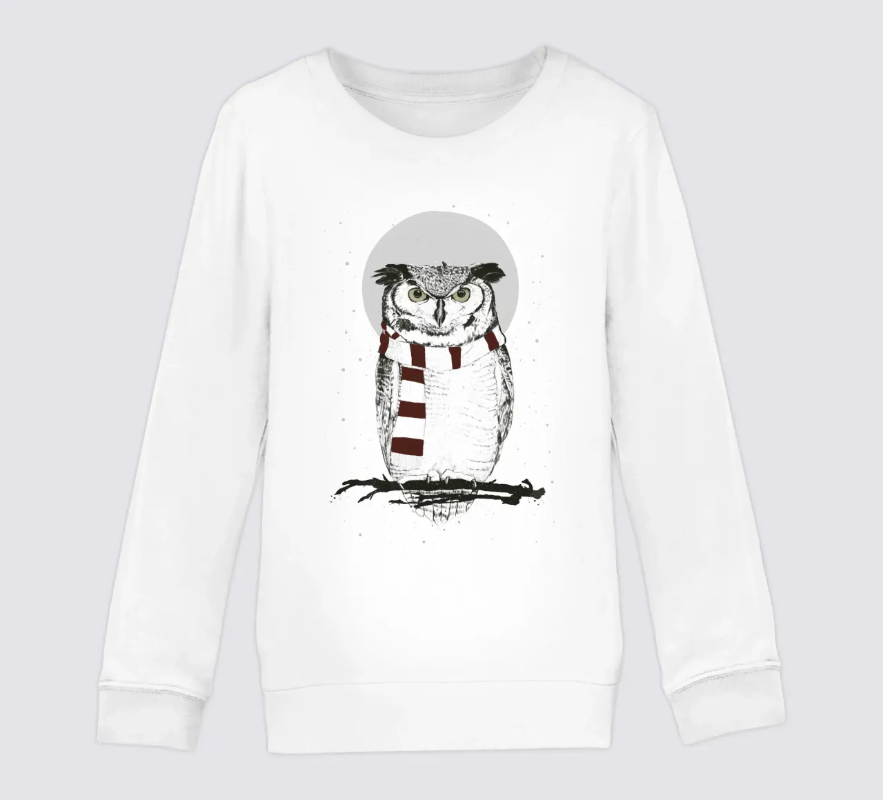 Winter Owl sweat enfant de Balazs Solti