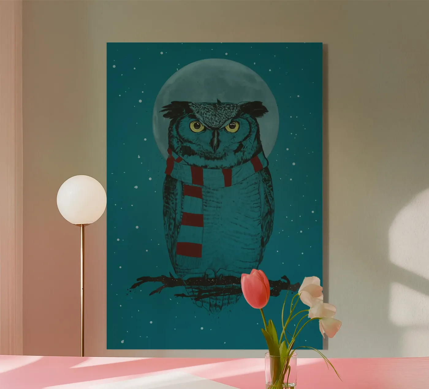 Winter Owl plexiglas de Balazs Solti