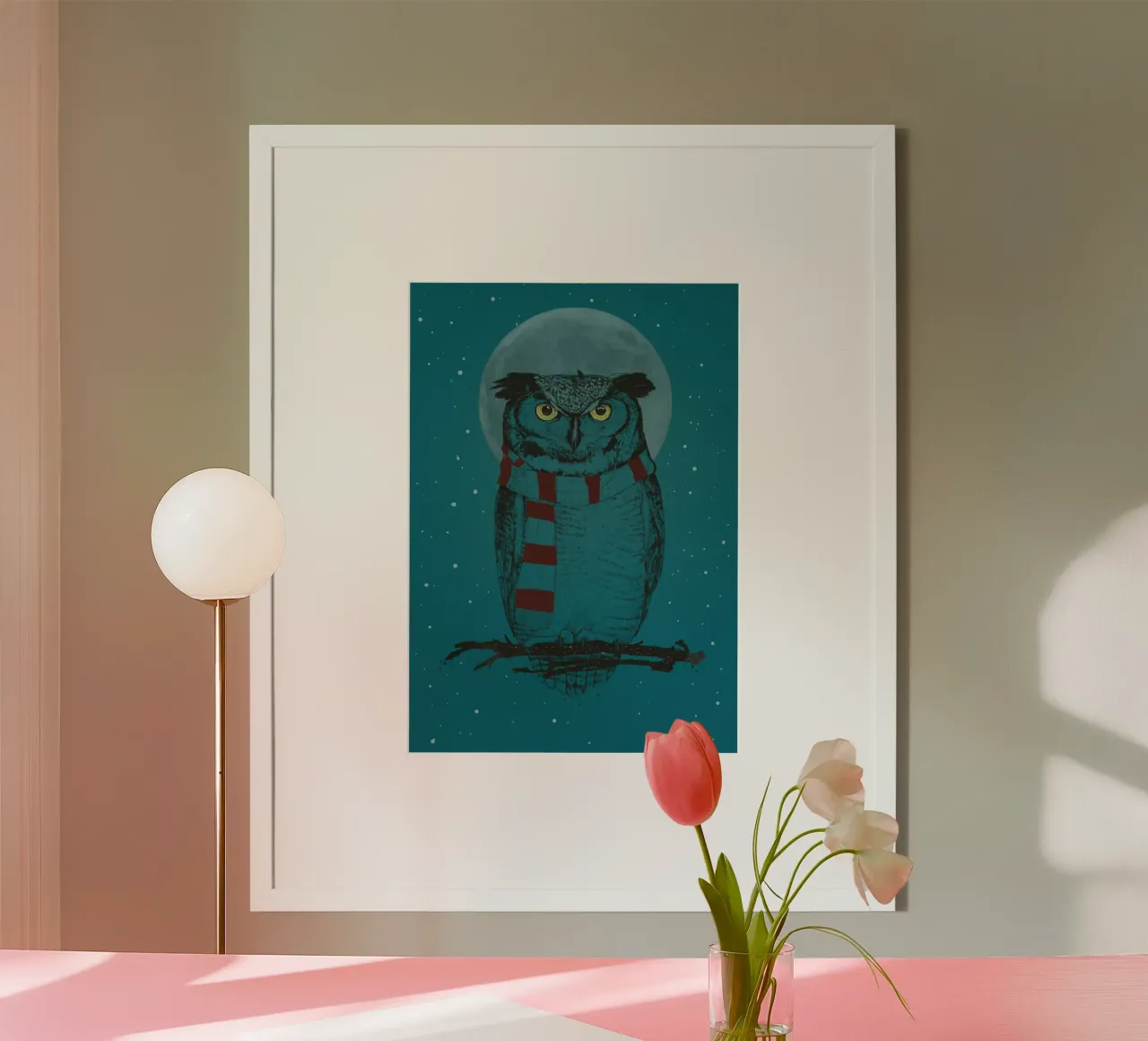 Winter Owl poster da Balazs Solti