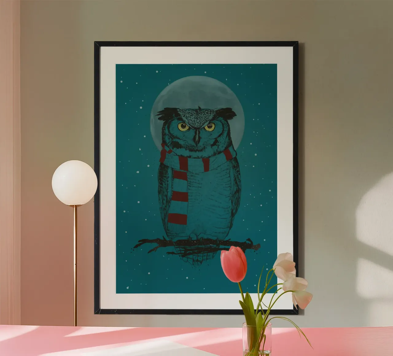 Winter Owl poster da Balazs Solti