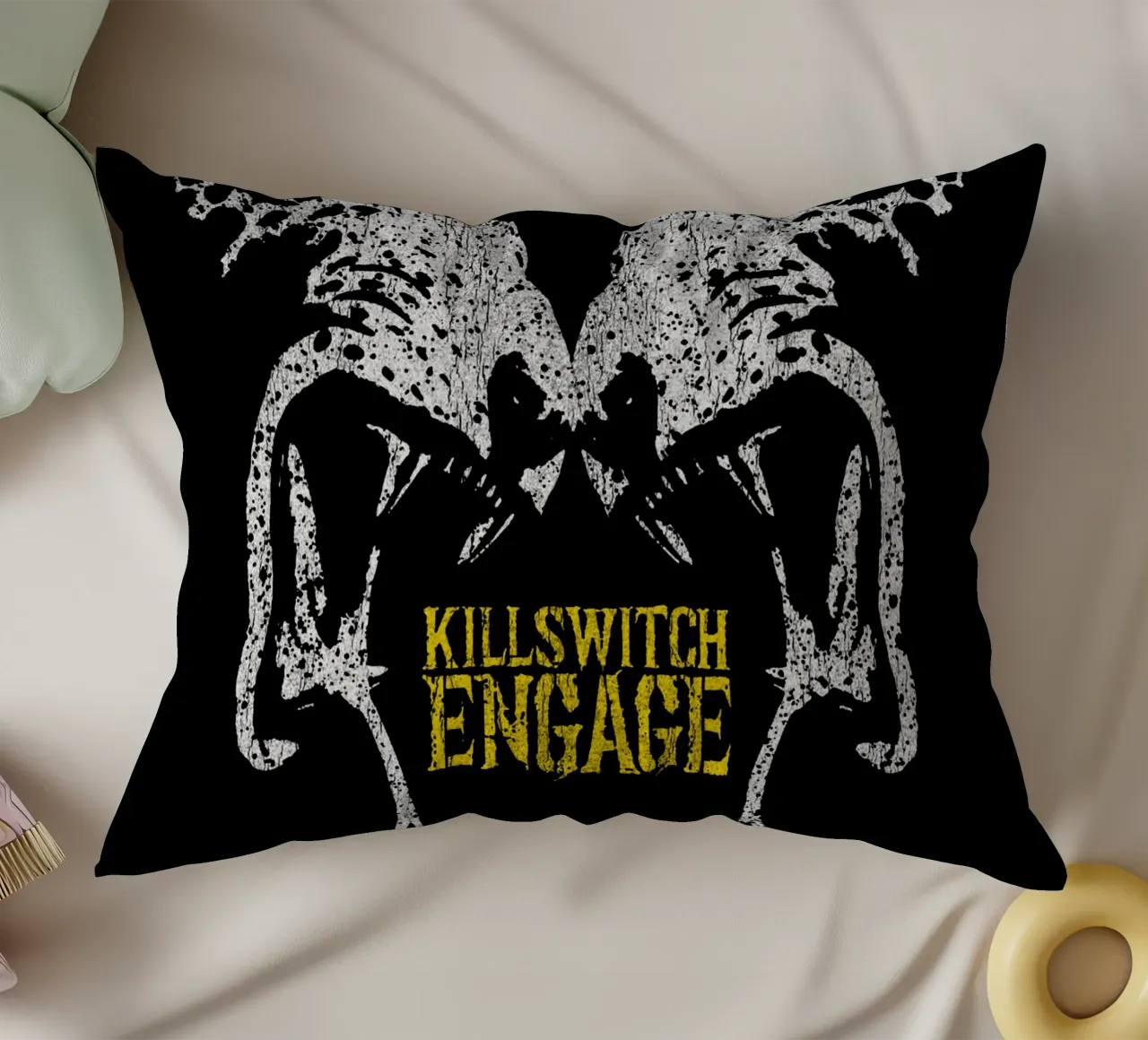 Silhouette Killswitch Engage cuscino da mannys_artt