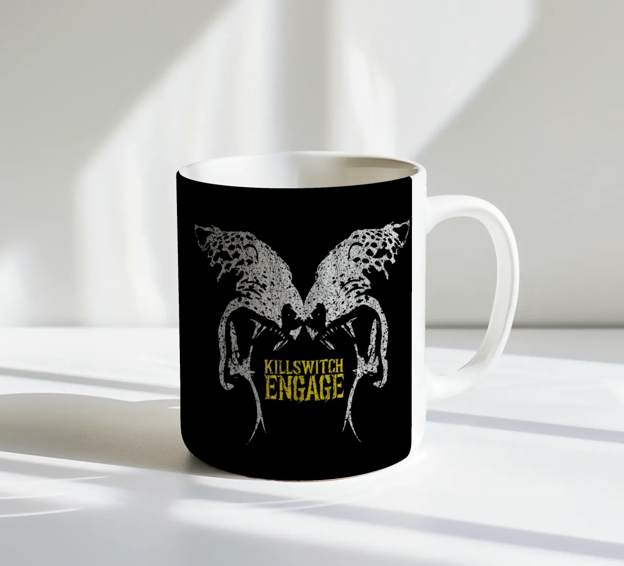 Silhouette Killswitch Engage tazza in ceramica da mannys_artt