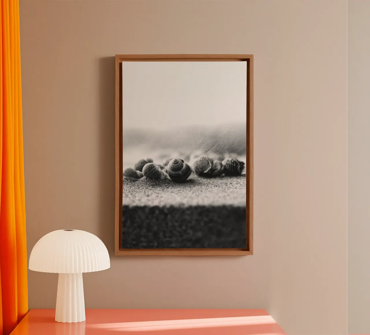 Shell Drift canvas with Floater frame by treechild
