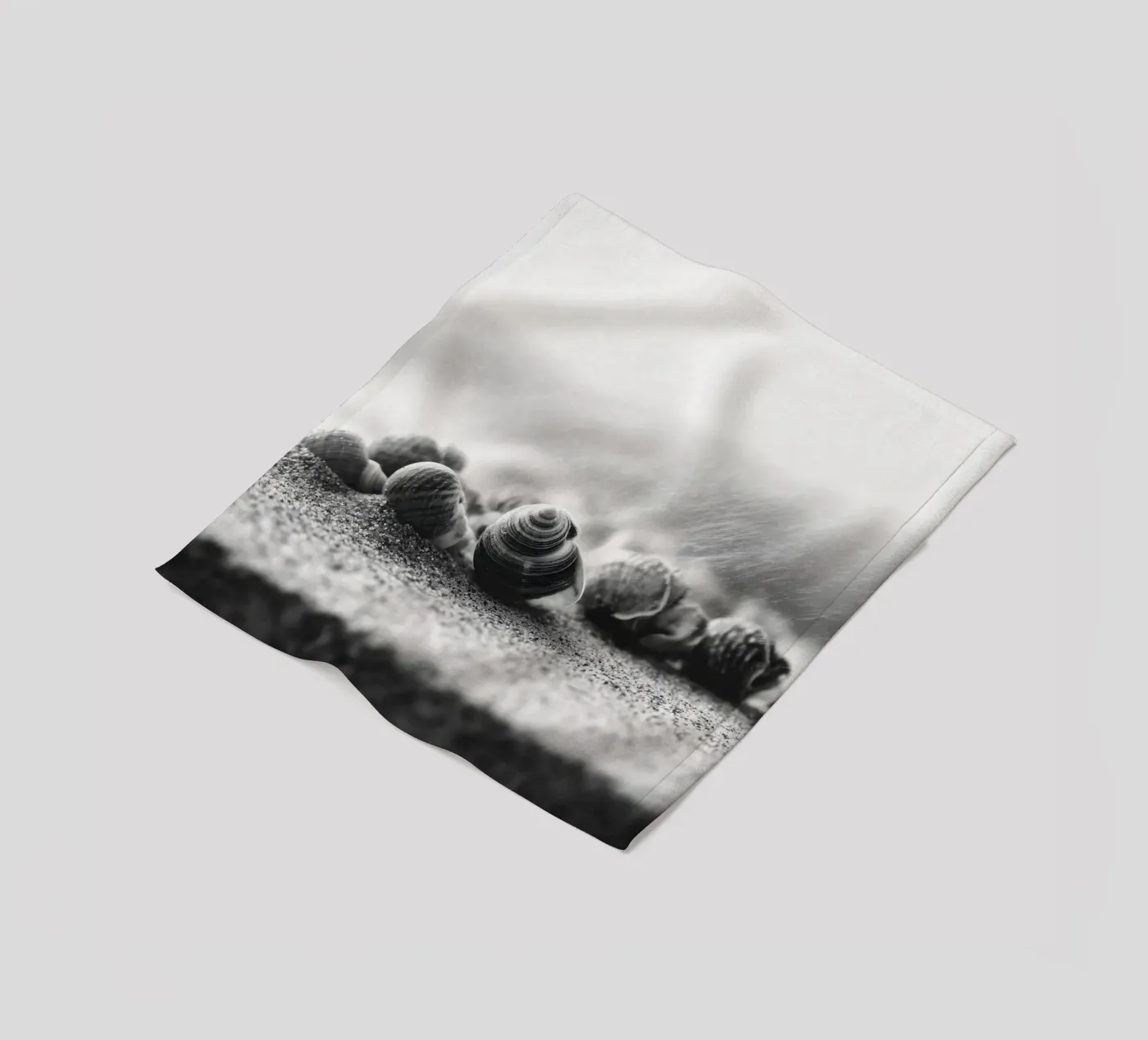 Shell Drift fleece blanket by treechild