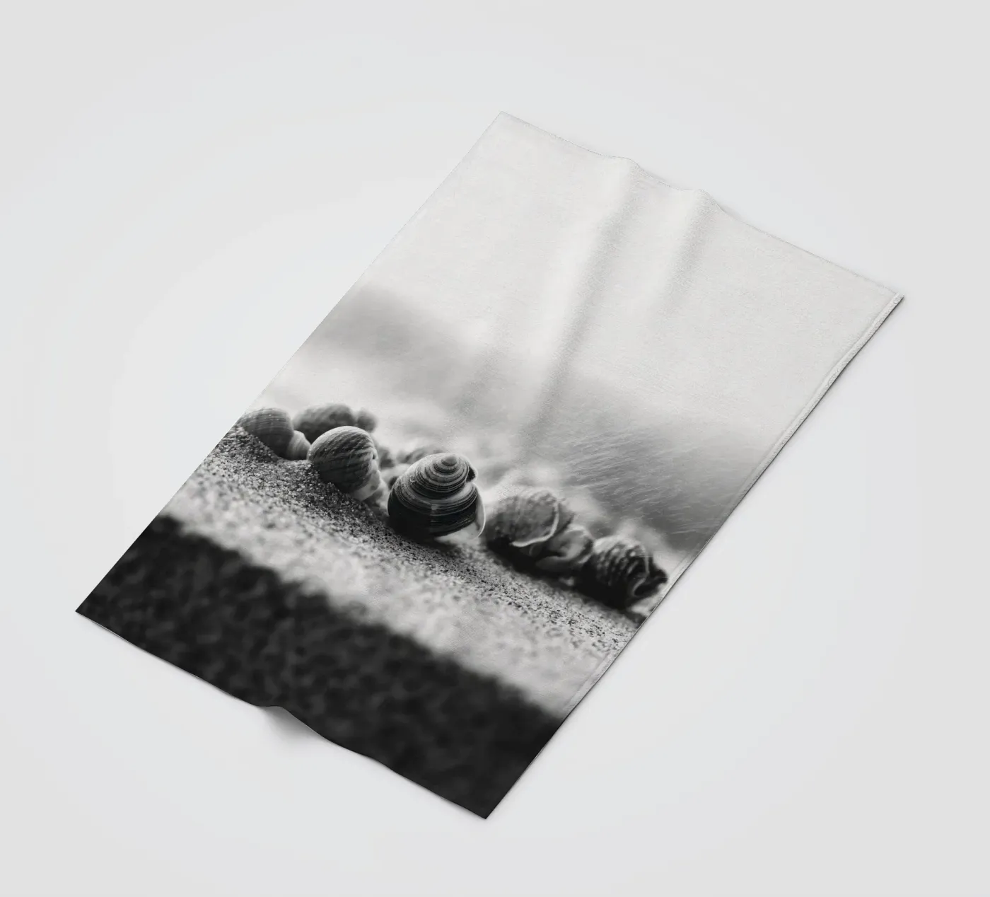 Shell Drift fleece blanket by treechild